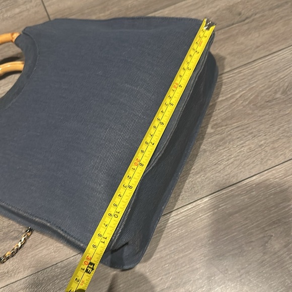 Fossil canvas tote bamboo round handles - Picture 7 of 15